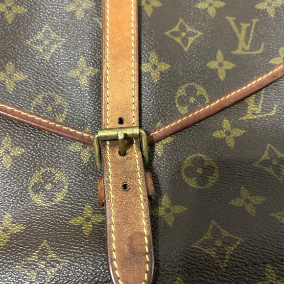 ✨RARE✨ Authentic Vintage Louis Vuitton Sac Serviette Portable Pliante Crossbody - Picture 4 of 16